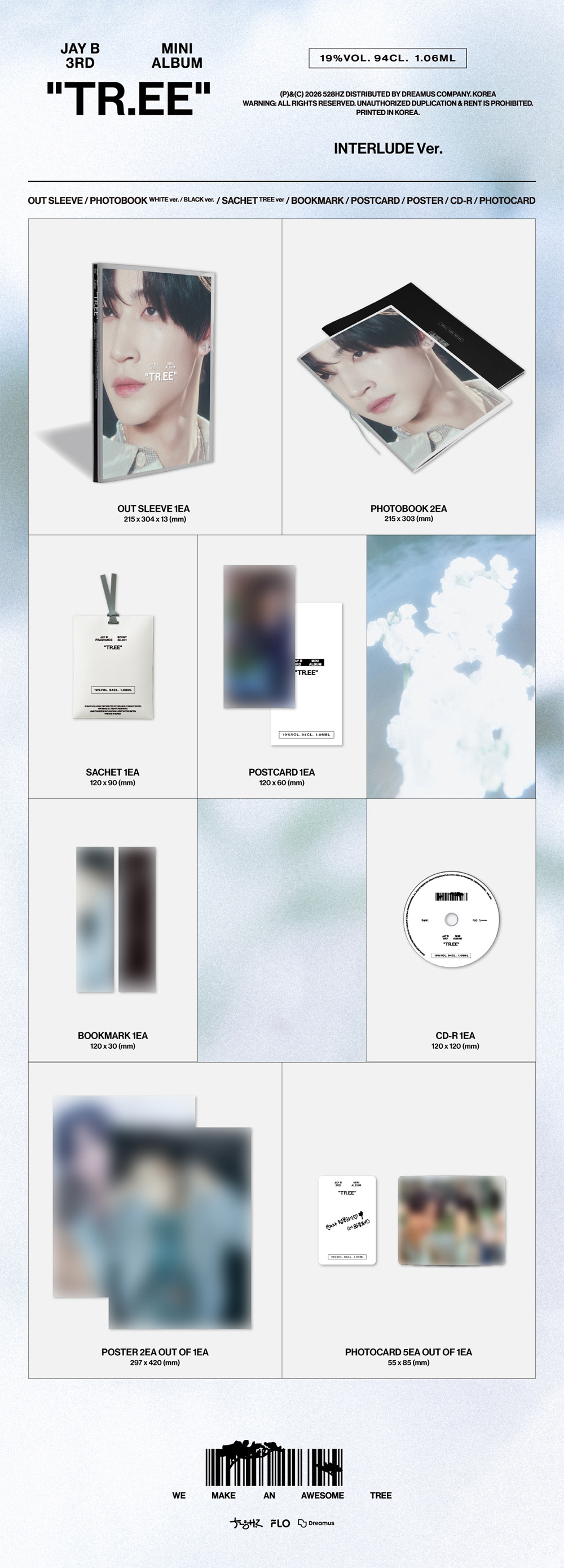 JAY B  3rd Mini Album [TR.EE] (INTERLUDE Ver.)